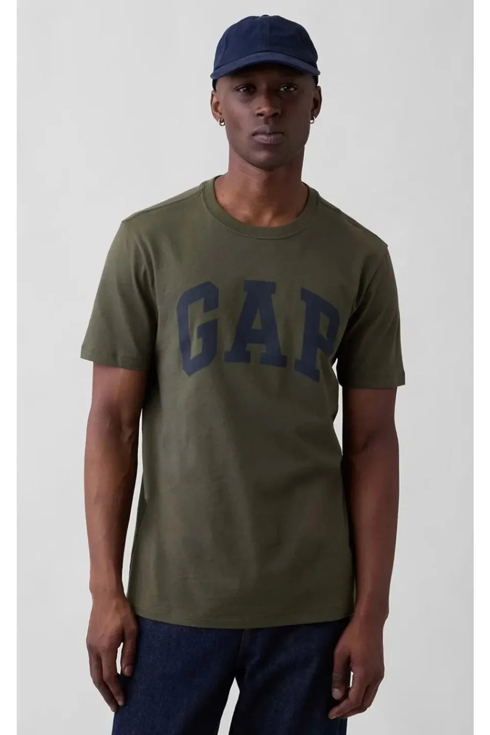 GAP Erkek Siyah Tişört 856659054