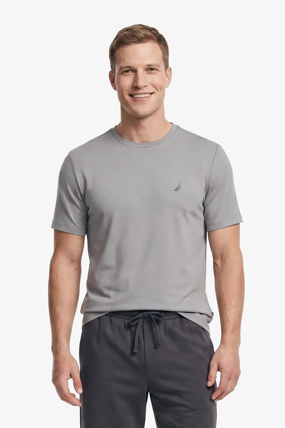 Nautica Erkek Gri̇ T-shirt V65359