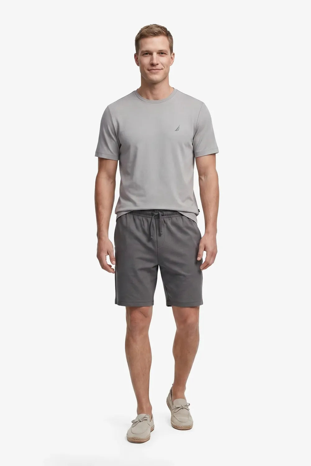 Nautica Erkek Gri̇ T-shirt V65359