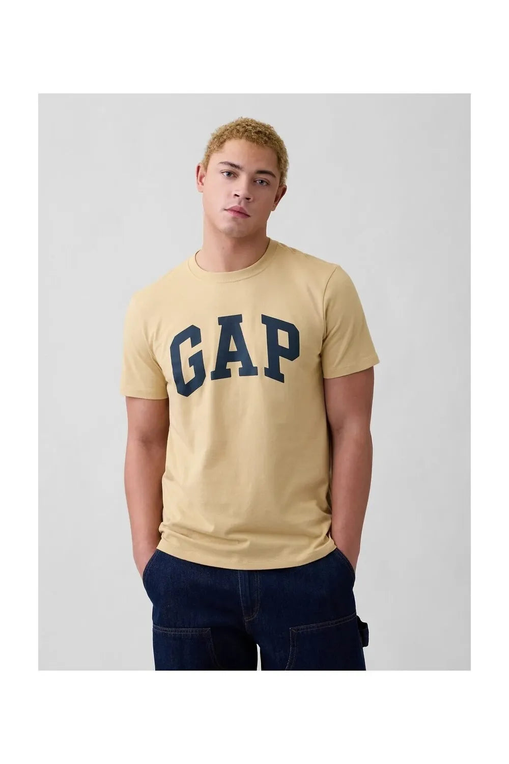 GAP Erkek Hardal Tişört 856659056