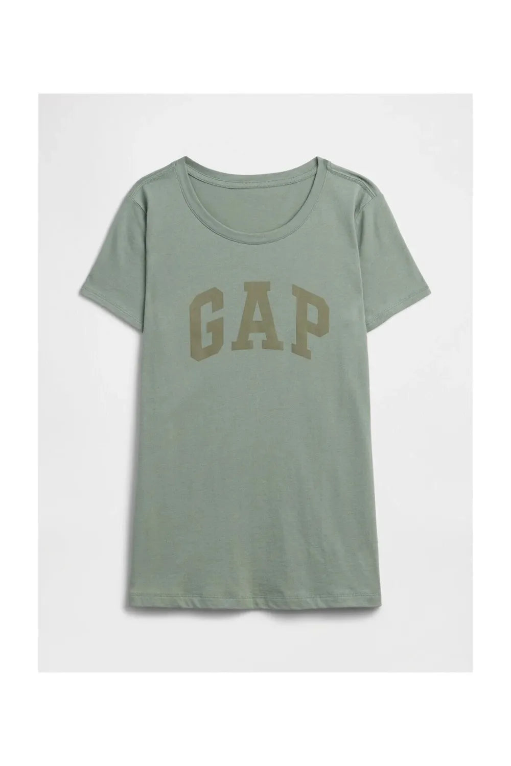 Gap Logo T-Shirt kadın yeşil