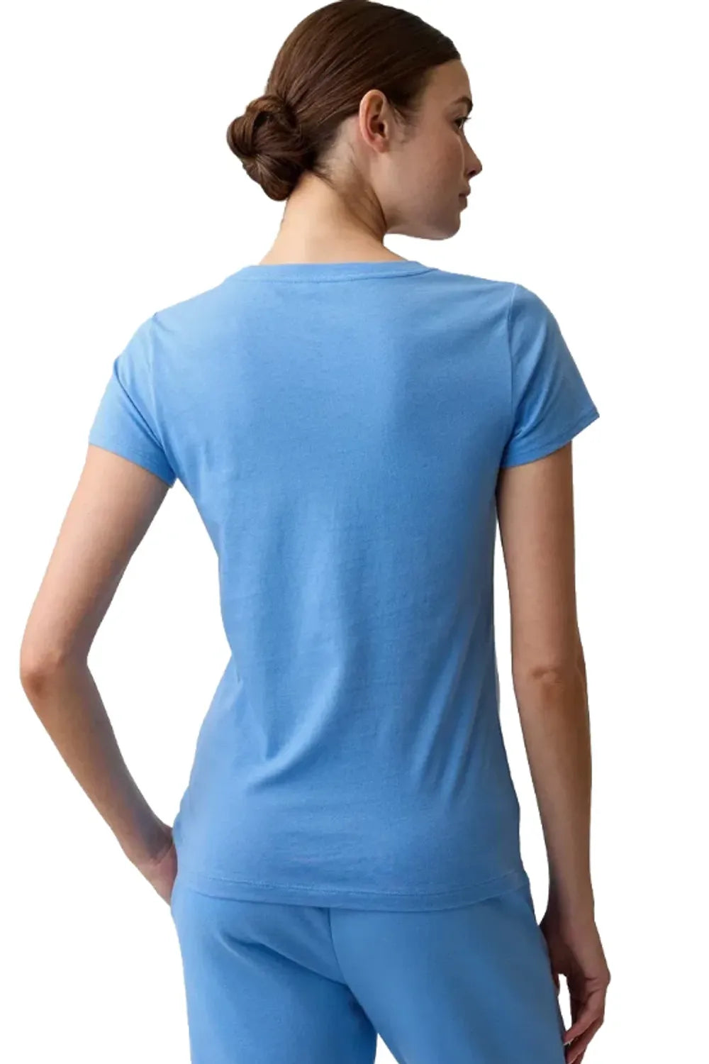 Gap Logo T-Shirt kadın mavi