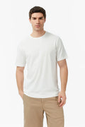 Nautica Erkek Beyaz Regular Fit Baskılı T-Shirt