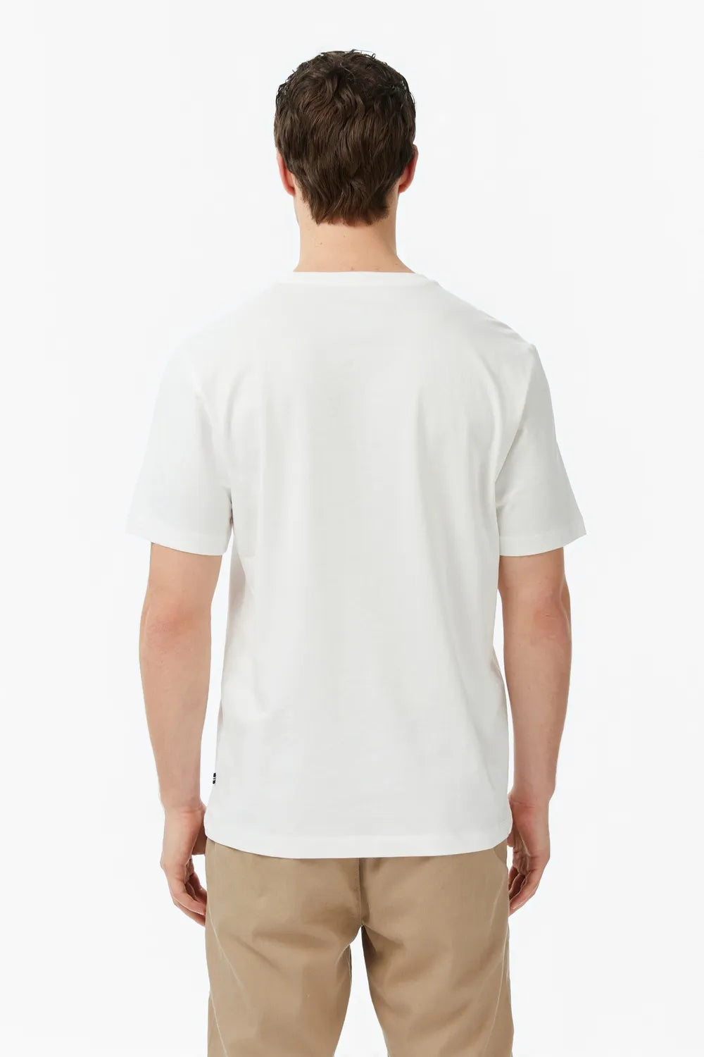 Nautica Erkek Beyaz Regular Fit Baskılı T-Shirt