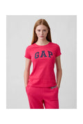Gap Logo T-Shirt kadın pembe