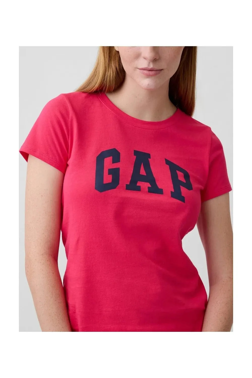 Gap Logo T-Shirt kadın pembe