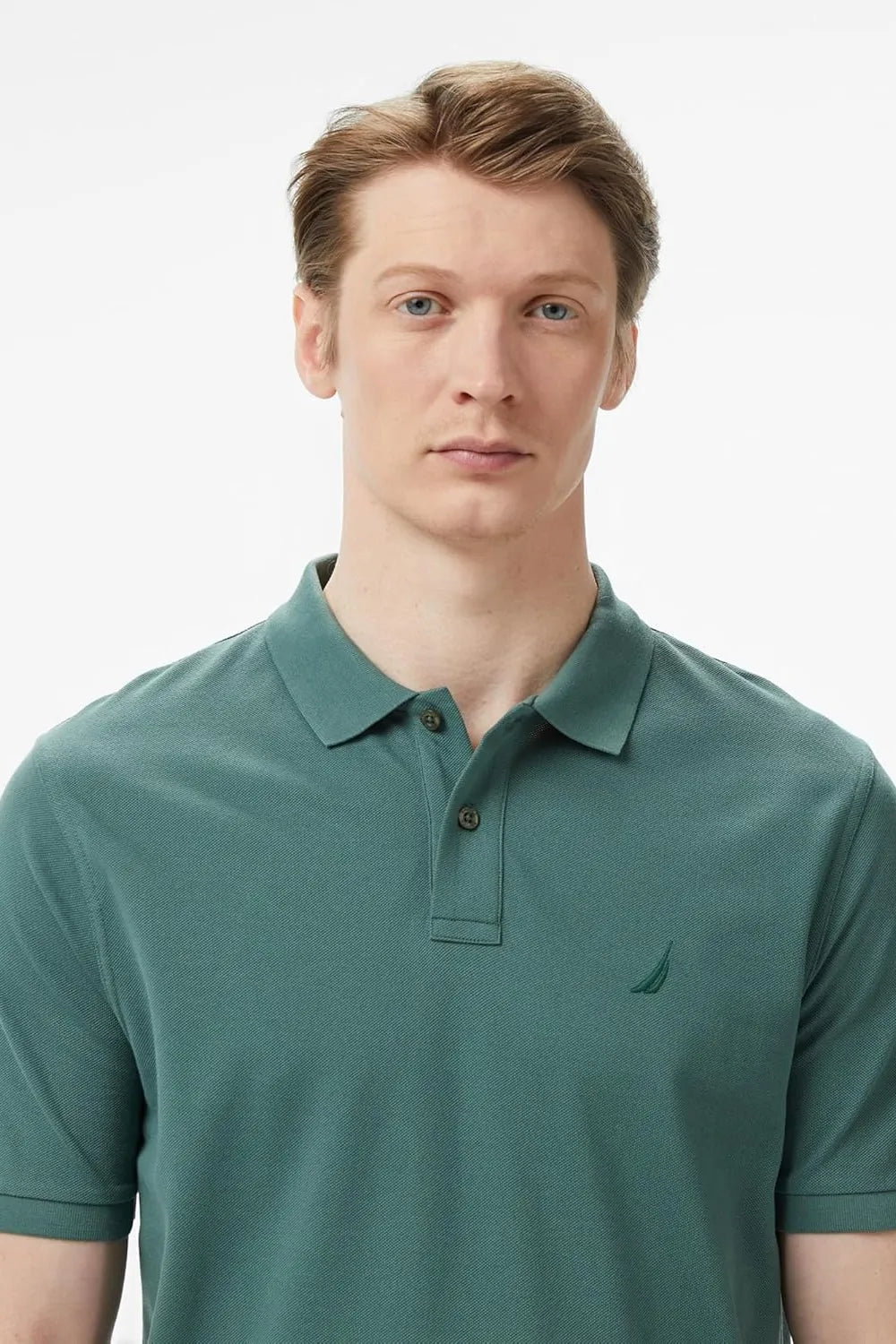 Nautica Erkek Yeşil Regular Fit Polo Yaka T-Shirt