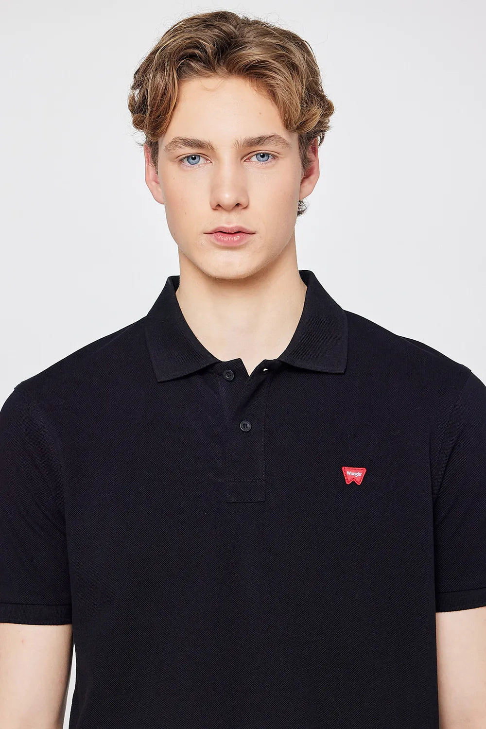 Wrangler Erkek Siyah Polo T-shirt W7D5K4XX2T001