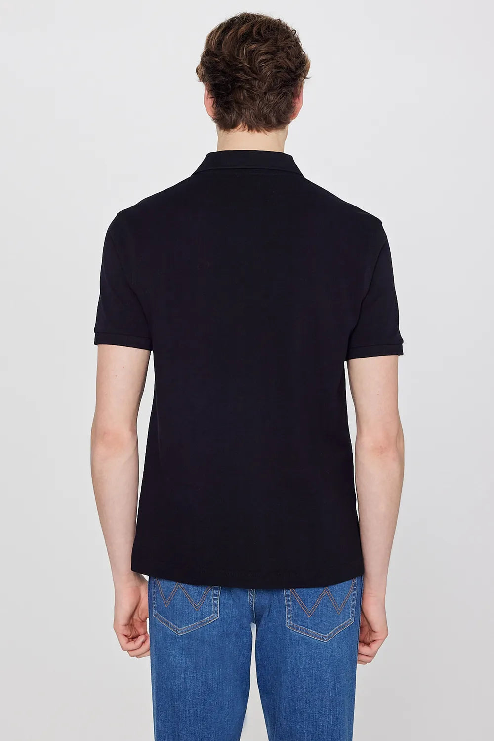 Wrangler Erkek Siyah Polo T-shirt W7D5K4XX2T001