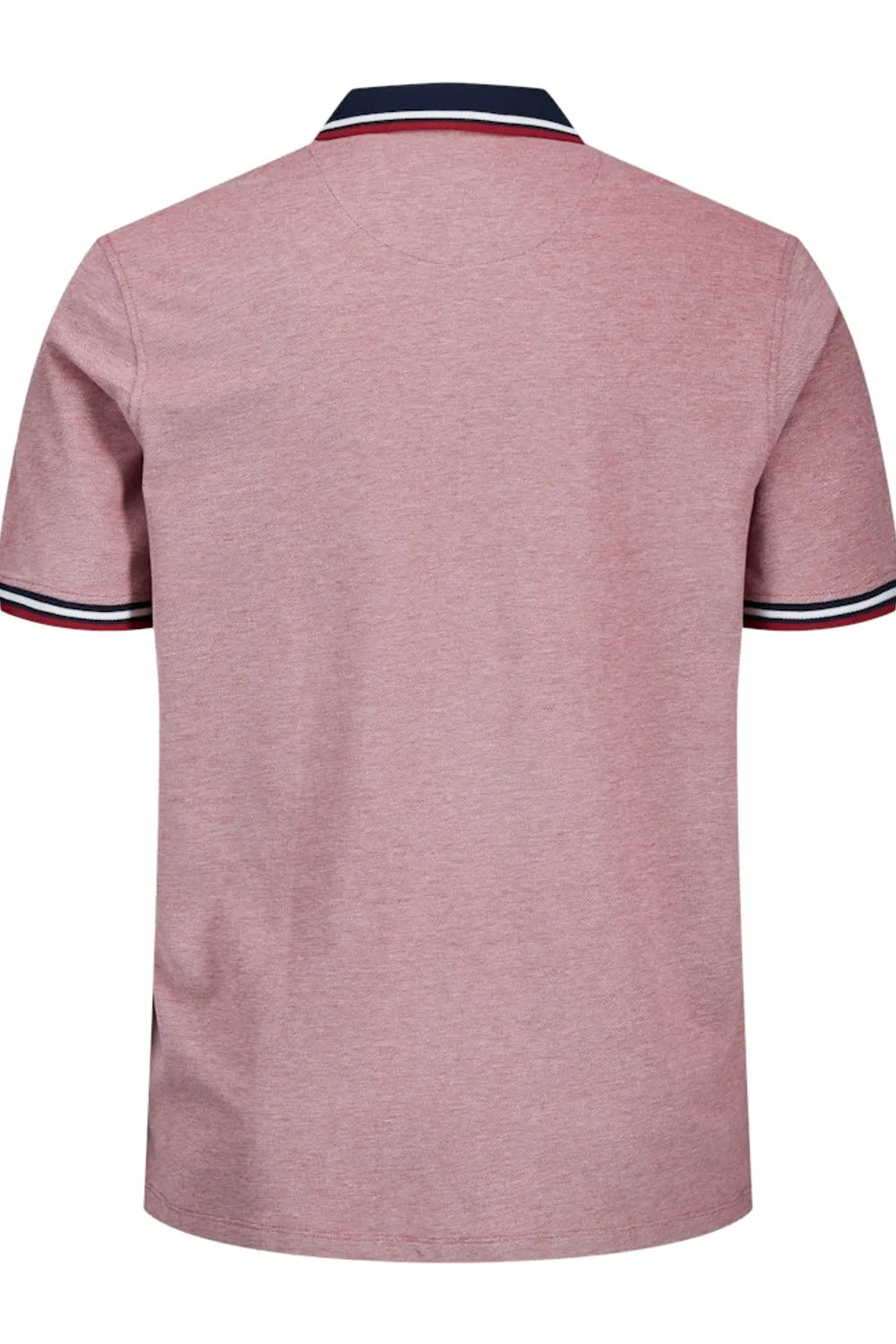 Jack Jones Erkek Pamuklu Kırmızı Polo Yaka Büyük Beden Tişört 12143859