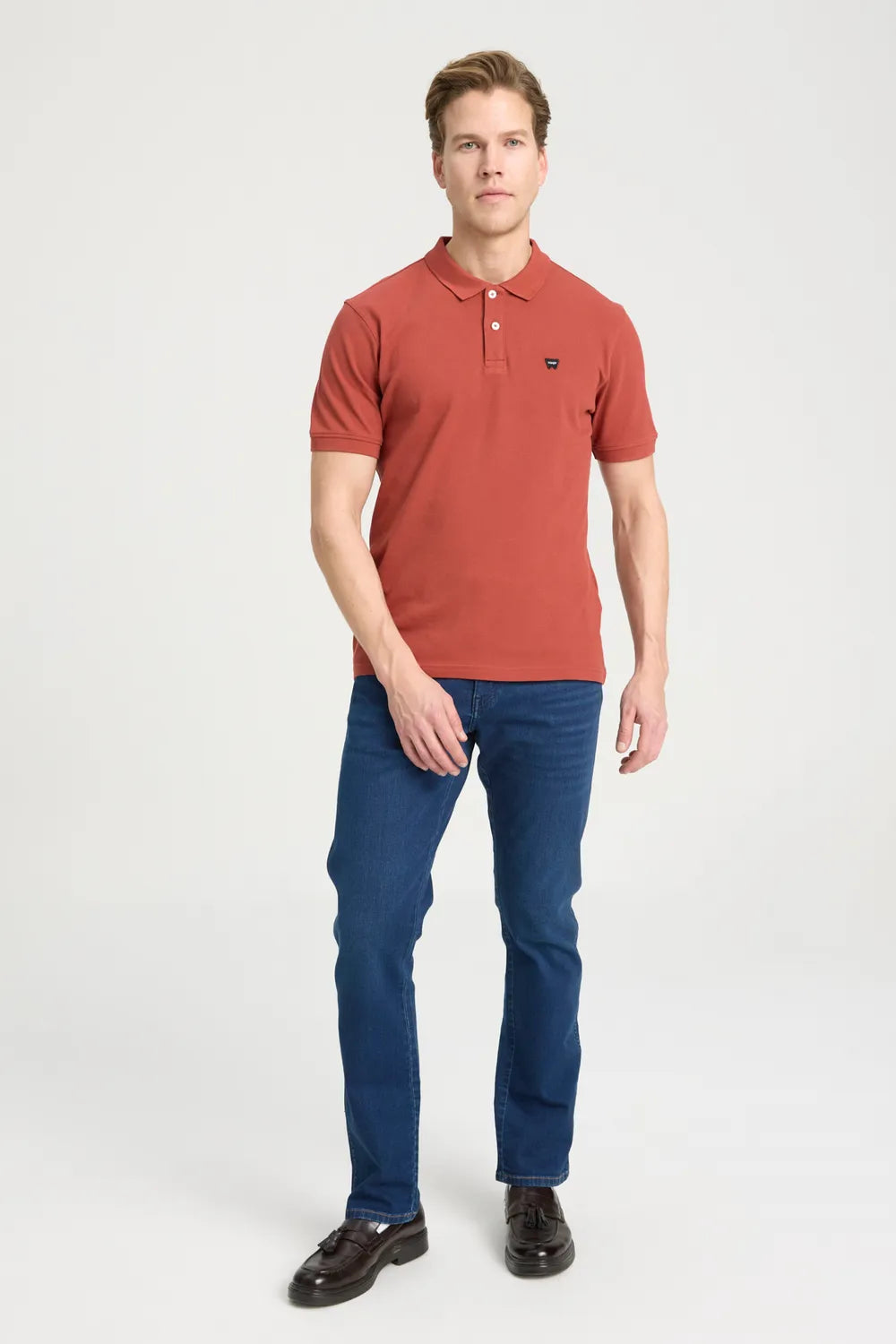 Wrangler Erkek Brick Polo T-shirt W7D5K4XX2T222