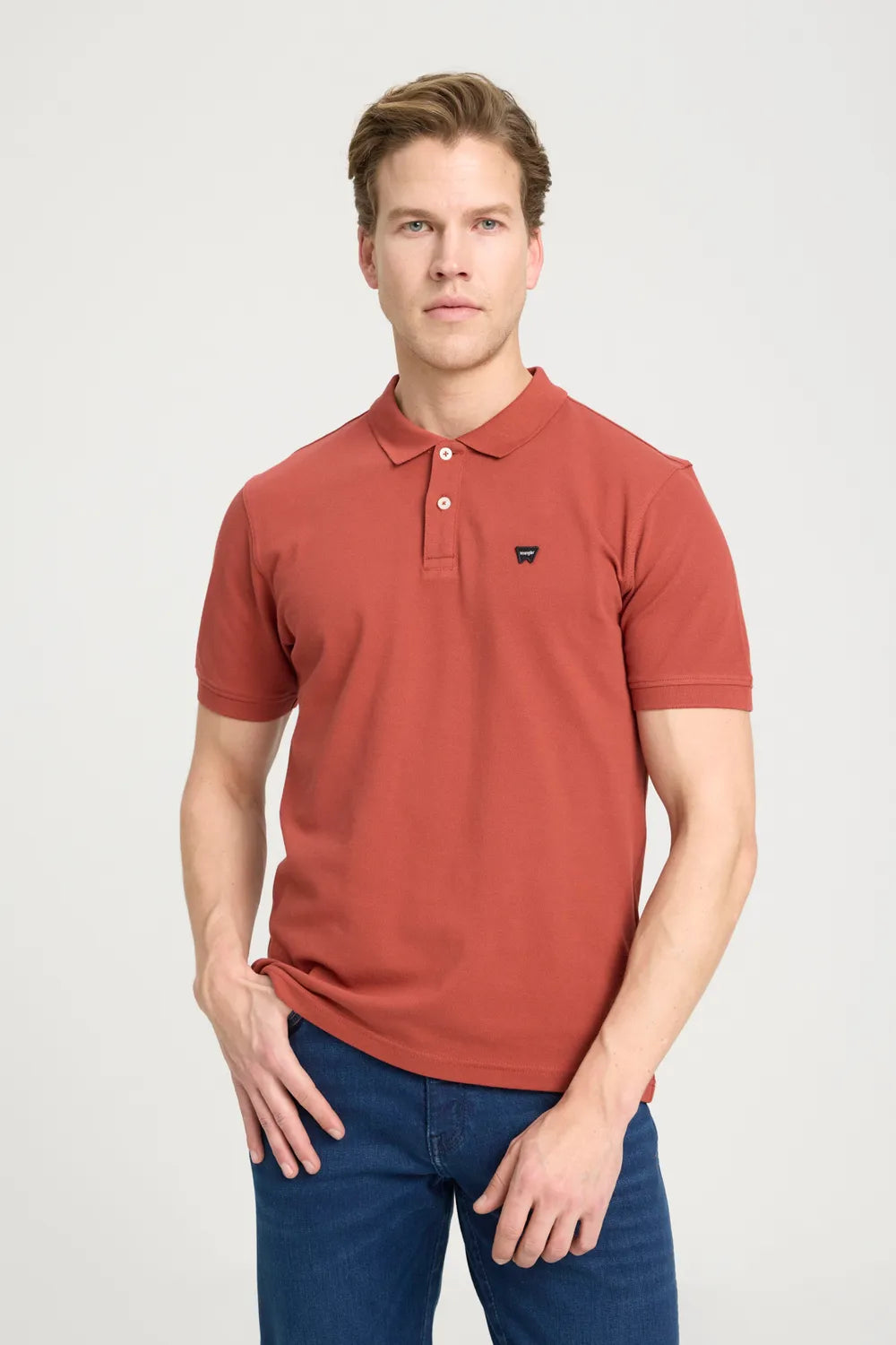 Wrangler Erkek Brick Polo T-shirt W7D5K4XX2T222