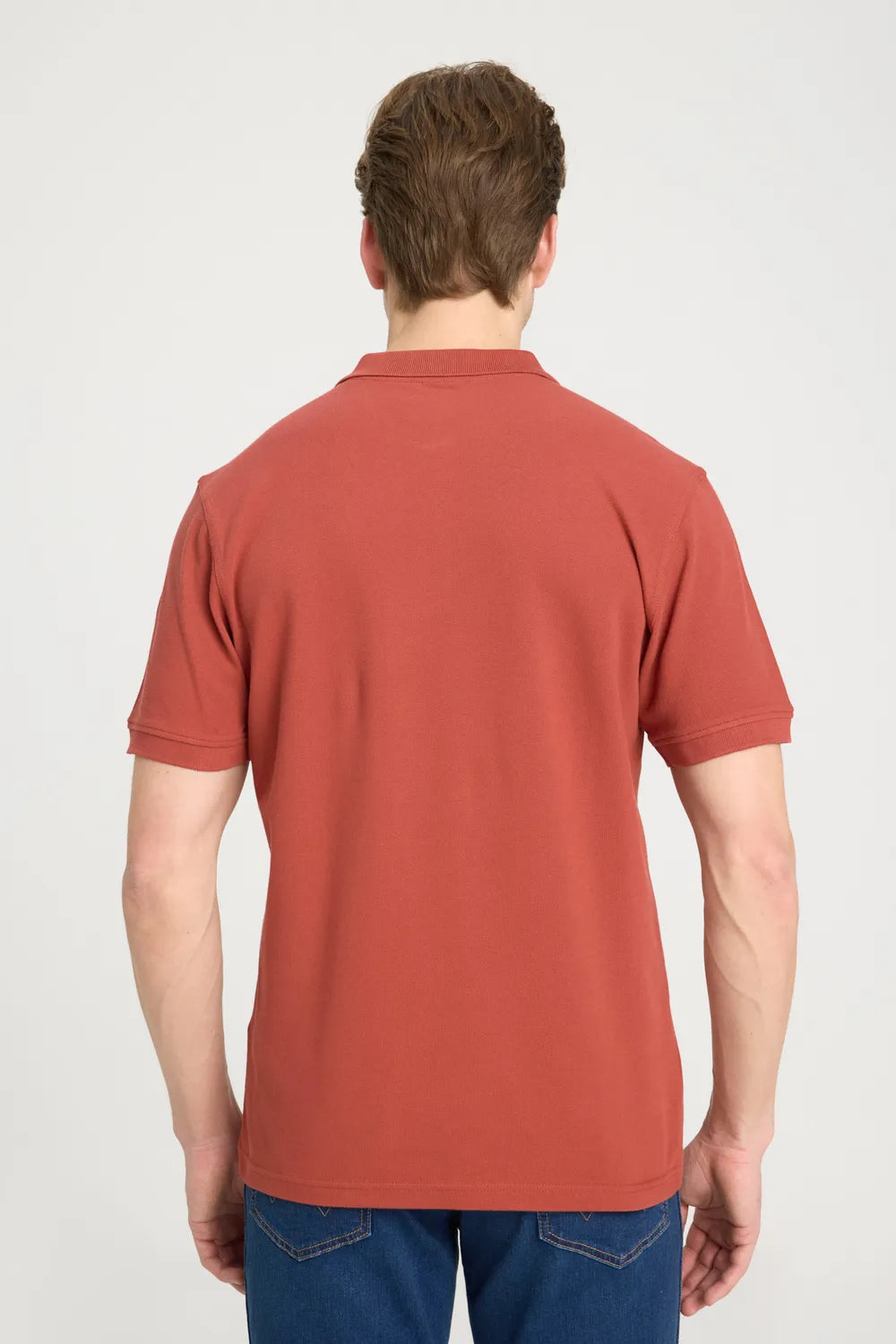 Wrangler Erkek Brick Polo T-shirt W7D5K4XX2T222