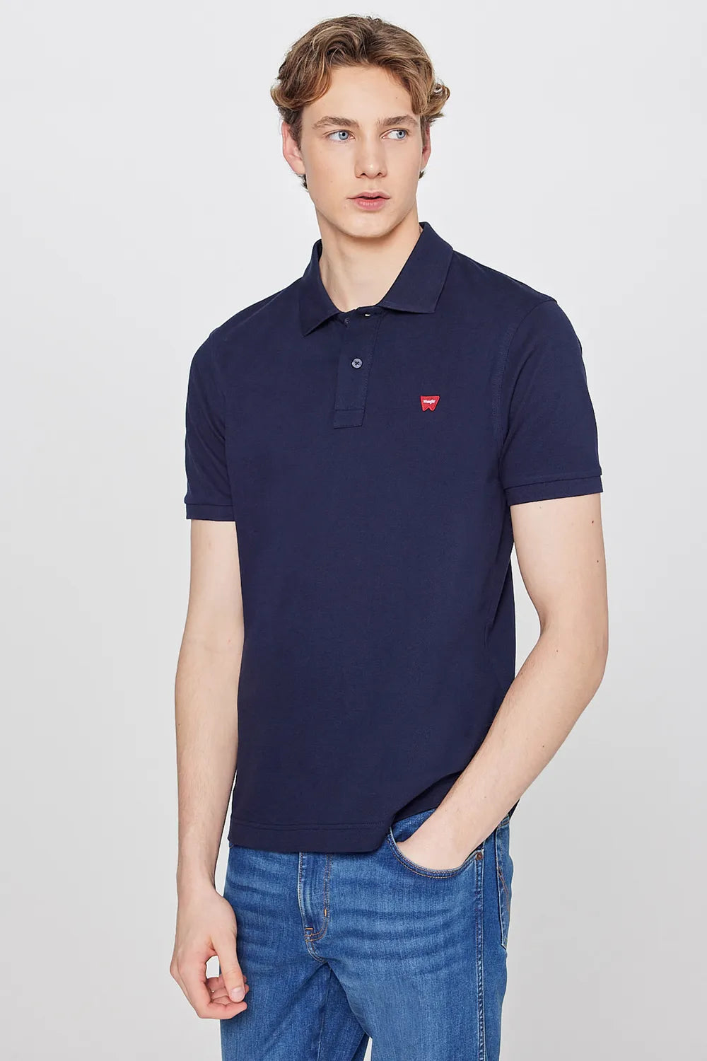 Wrangler Erkek Lacivert Polo T-shirt W7D5K4XX2T410