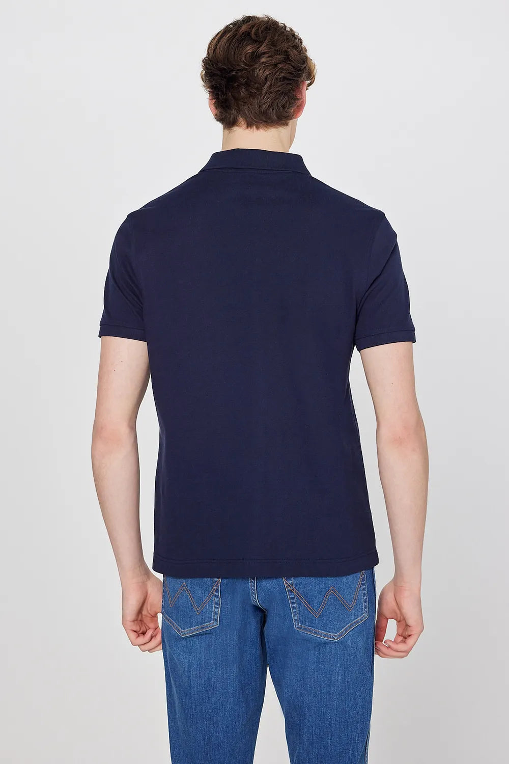 Wrangler Erkek Lacivert Polo T-shirt W7D5K4XX2T410