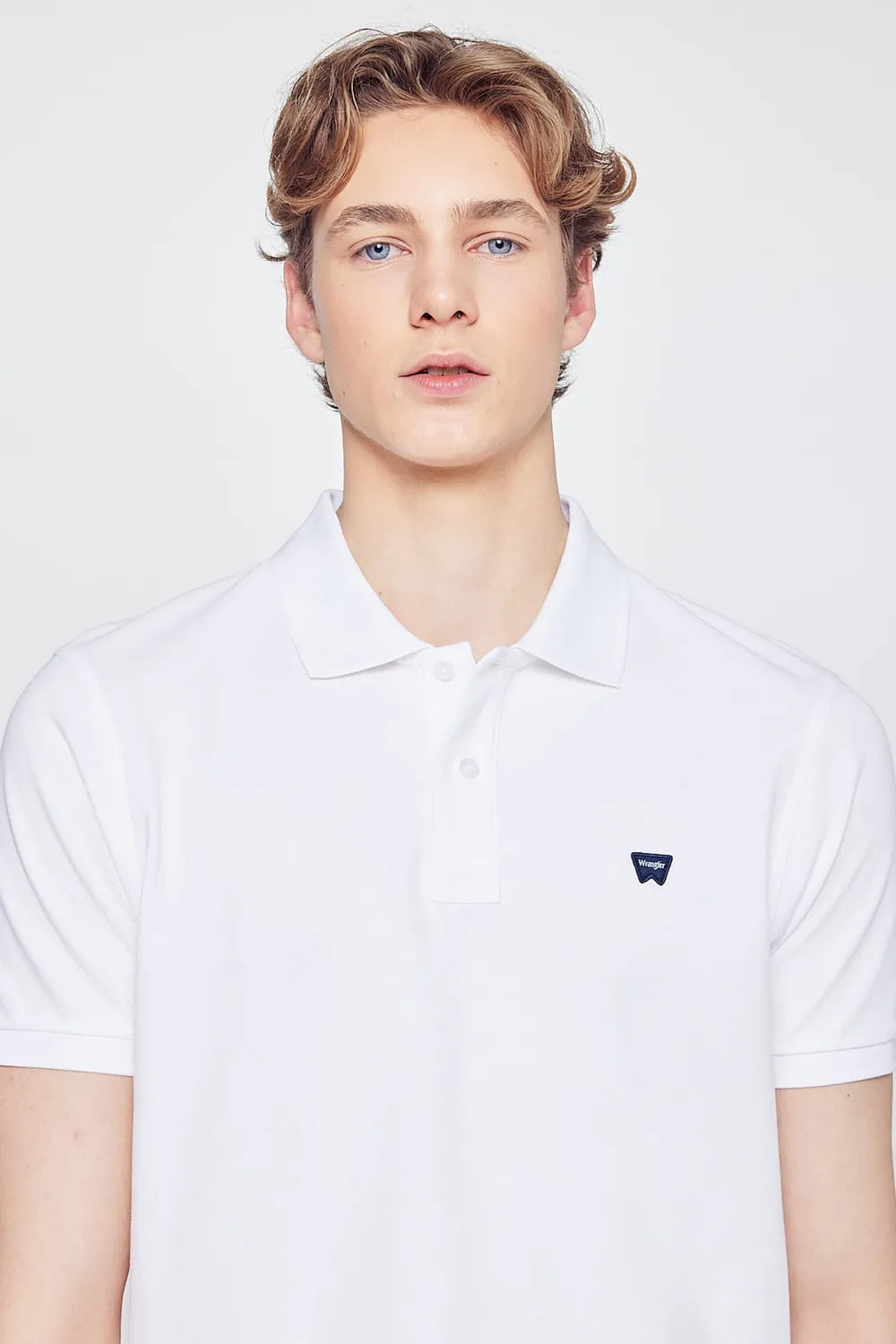 Wrangler Erkek Beyaz Polo T-shirt W7D5K4XX2T989