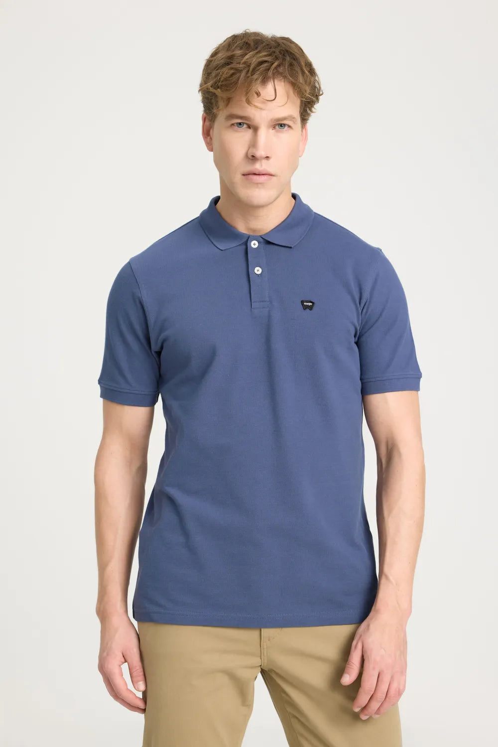 Wrangler Erkek Mavi Polo T-shirt W7D5K4XX2TXZ8