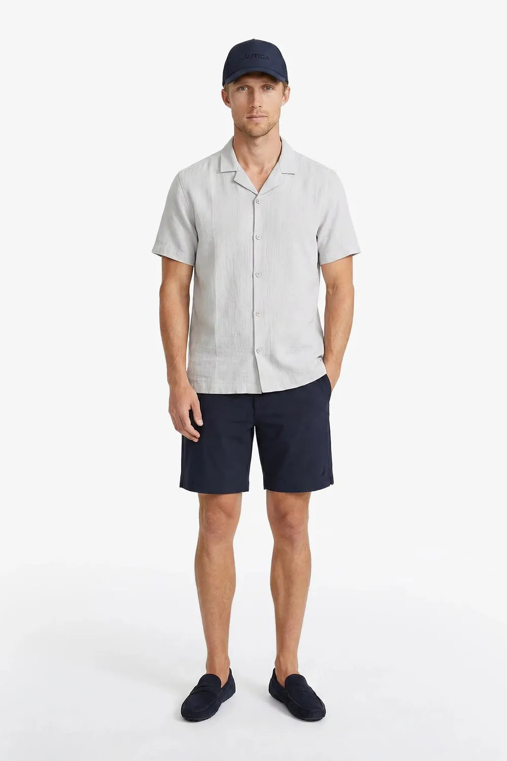 Nautica Erkek Lacivert Regular Fit Deniz Şortu