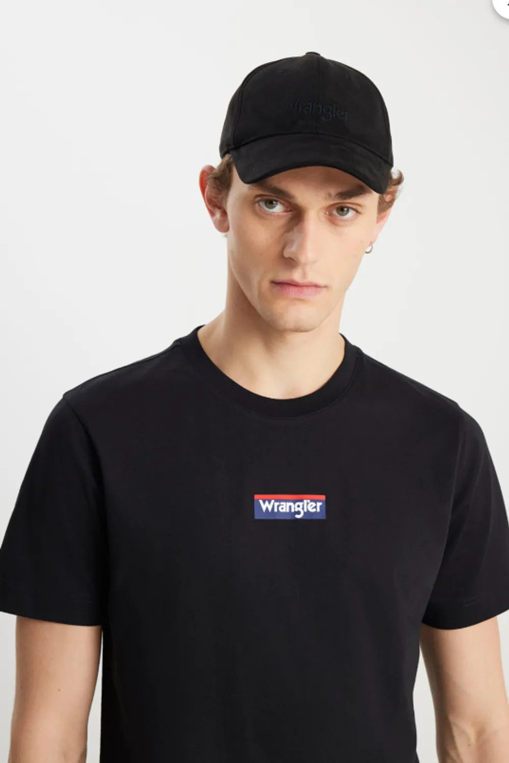 Wrangler Erkek Siyah Tişört W2510527001