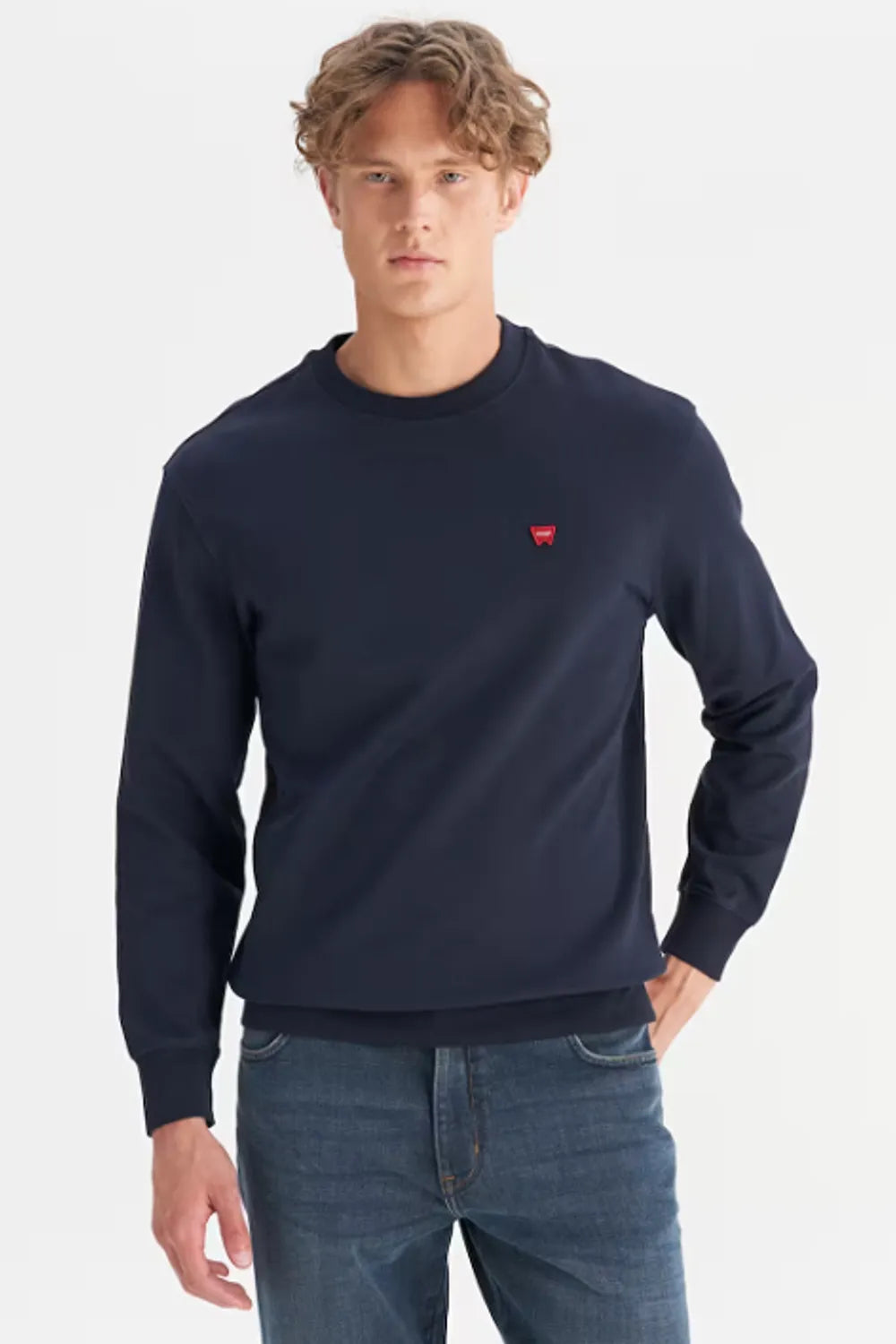 WRANGLER Erkek Lacivert Sweatshirt W2520255