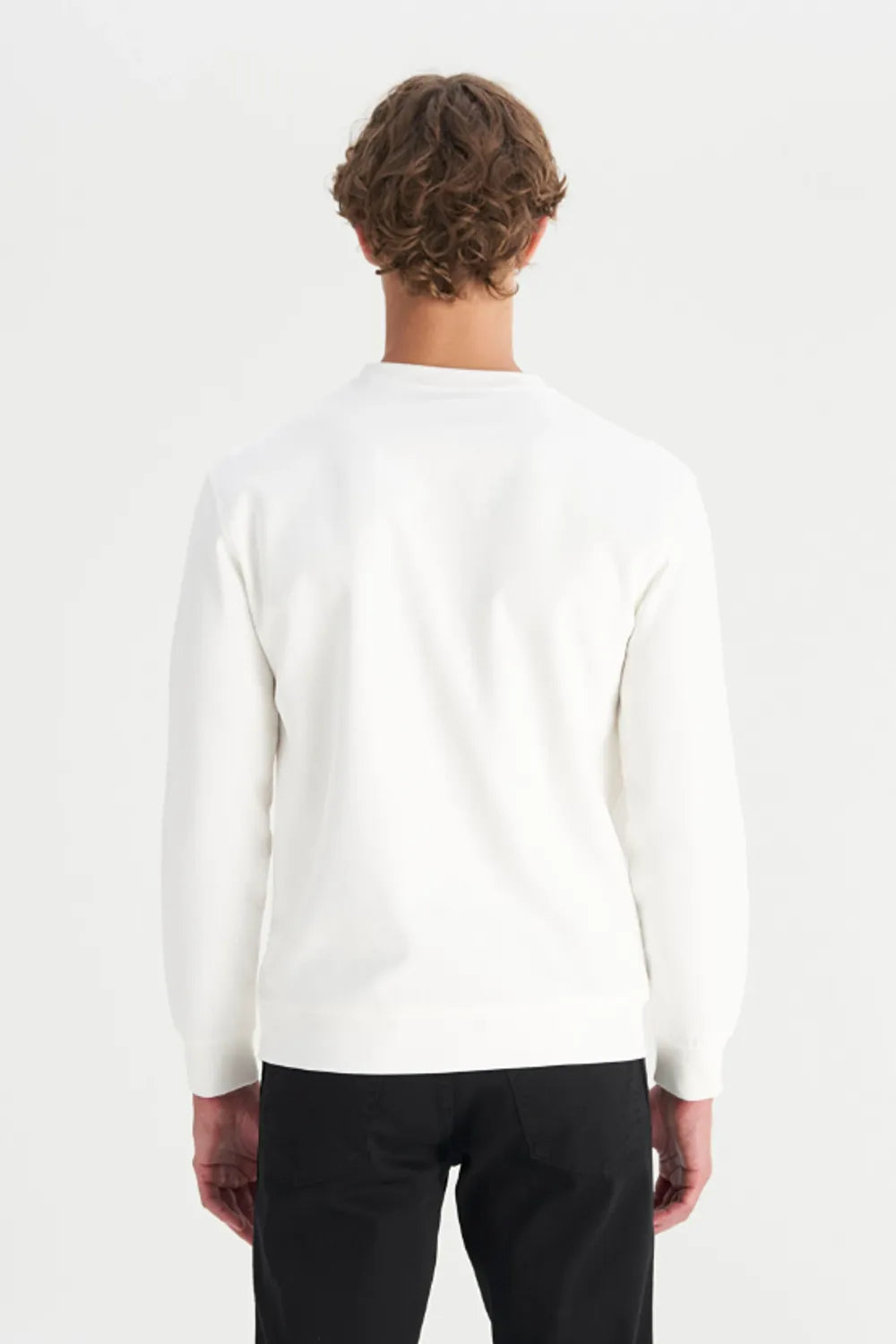 WRANGLER Erkek Beyaz Sweatshirt W2520534