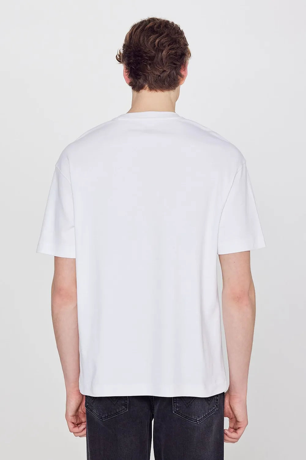 Wrangler Erkek Off White Tişört W2520166102