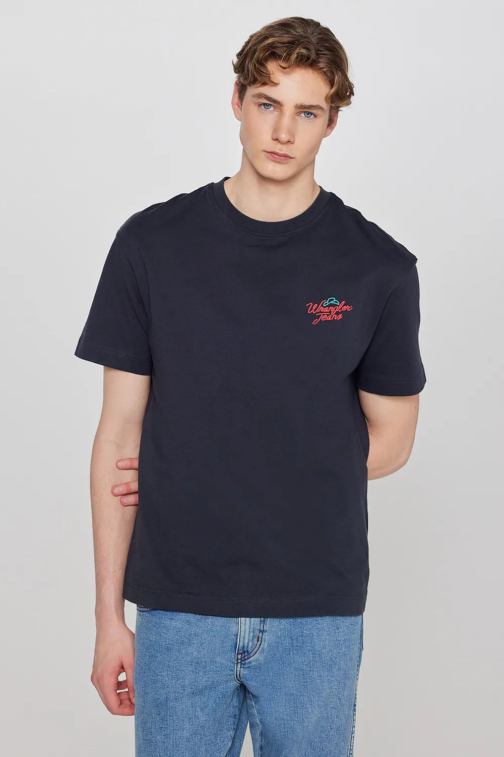 Wrangler Erkek Faded Black Tişört W7535920355