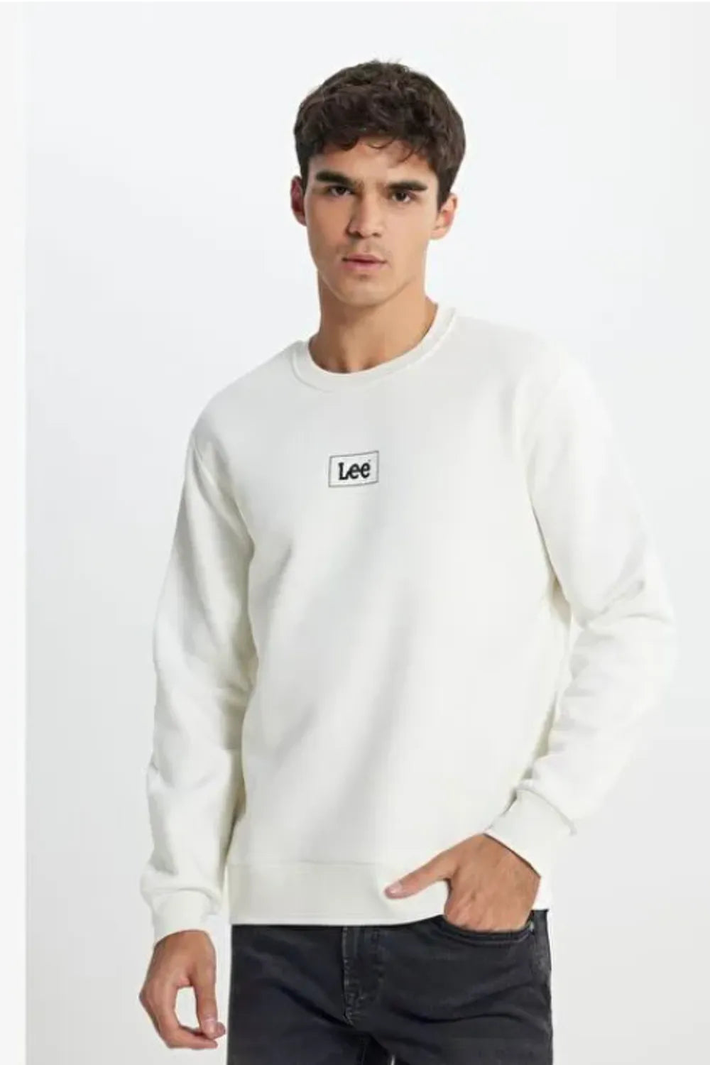 LEE Erkek Beyaz Sweatshirt L212299