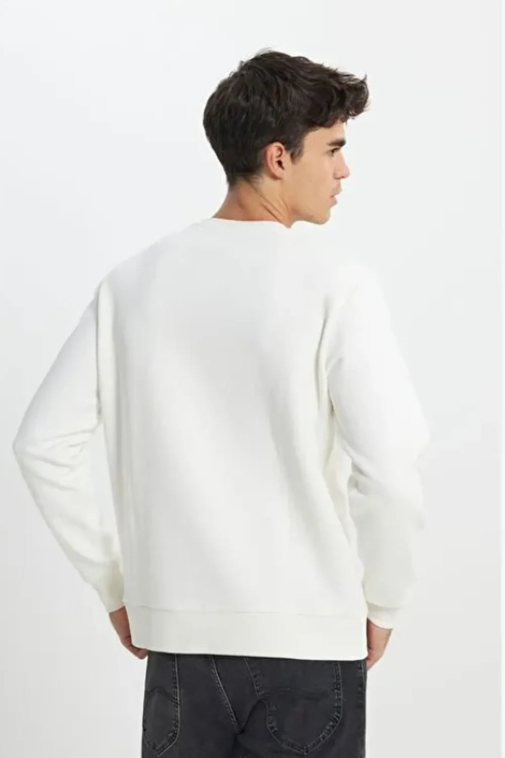 LEE Erkek Beyaz Sweatshirt L212299