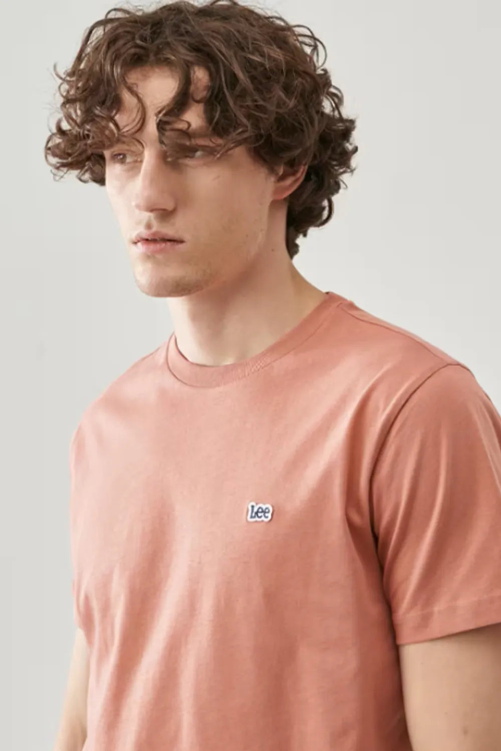 Lee Erkek Rust Bisiklet Yaka T-shirt L60UFQUK