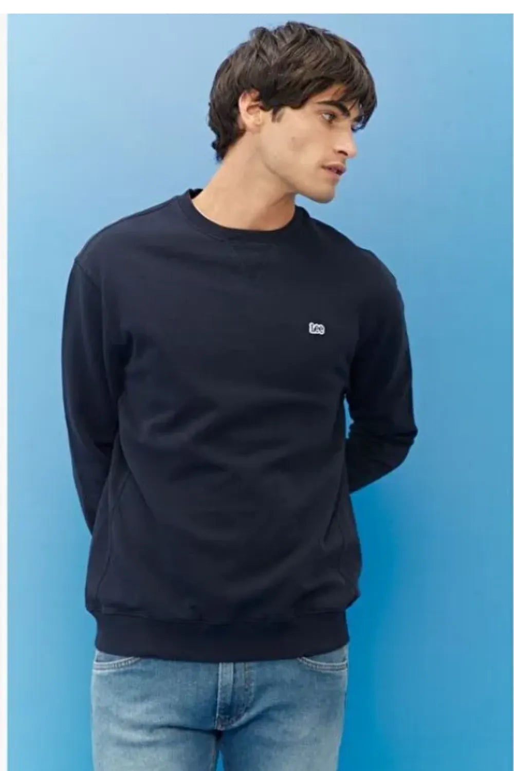 LEE Erkek Gece Koyu Lacivert Sweatshirt L81IRY