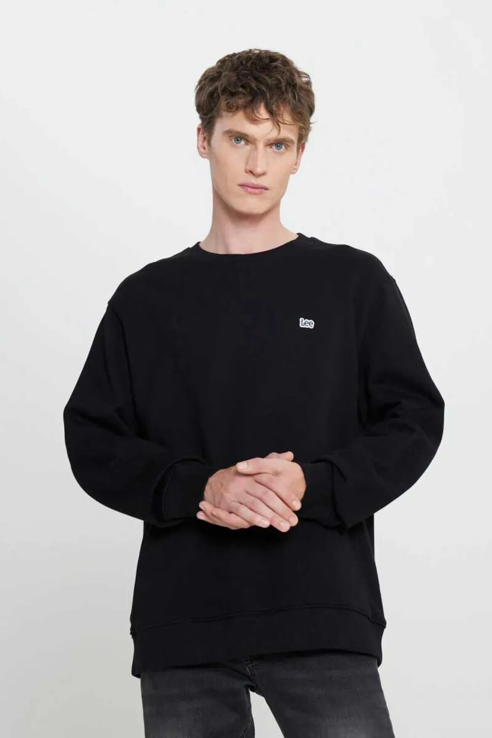 LEE Erkek Siyah Sweatshirt L81IRY