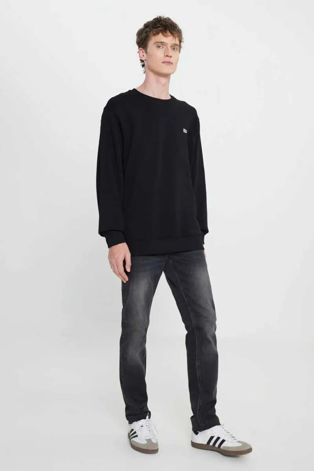 LEE Erkek Siyah Sweatshirt L81IRY