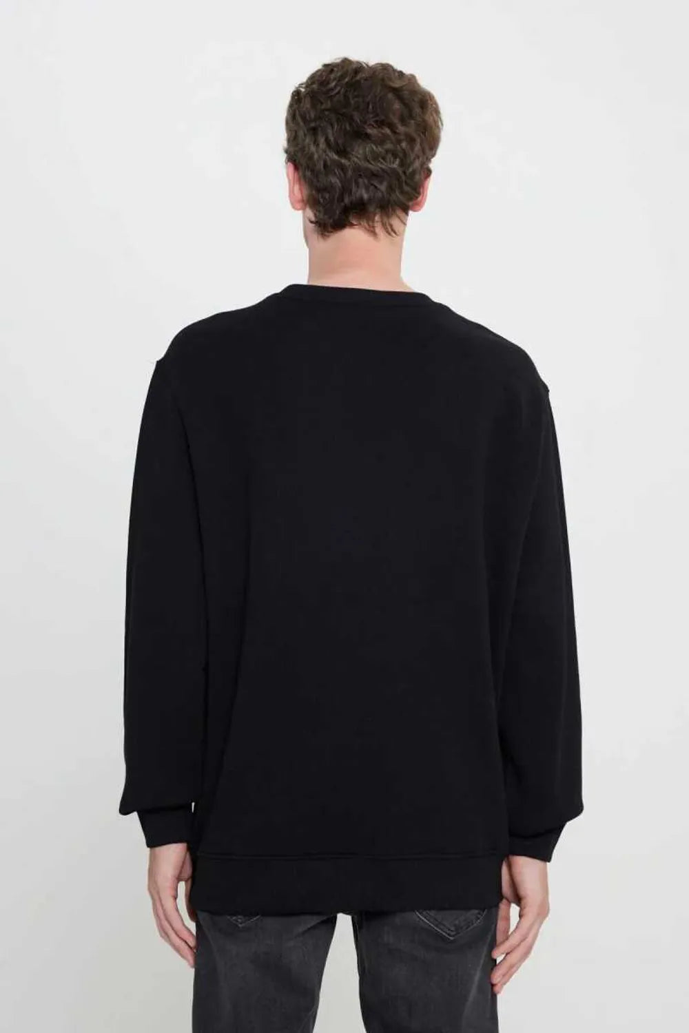 LEE Erkek Siyah Sweatshirt L81IRY