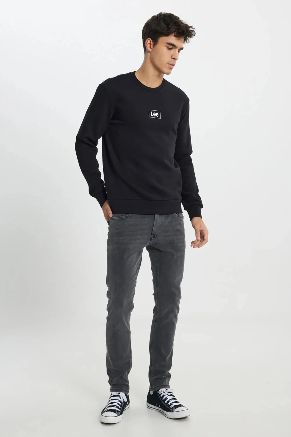 LEE Erkek Siyah Sweatshirt L212299