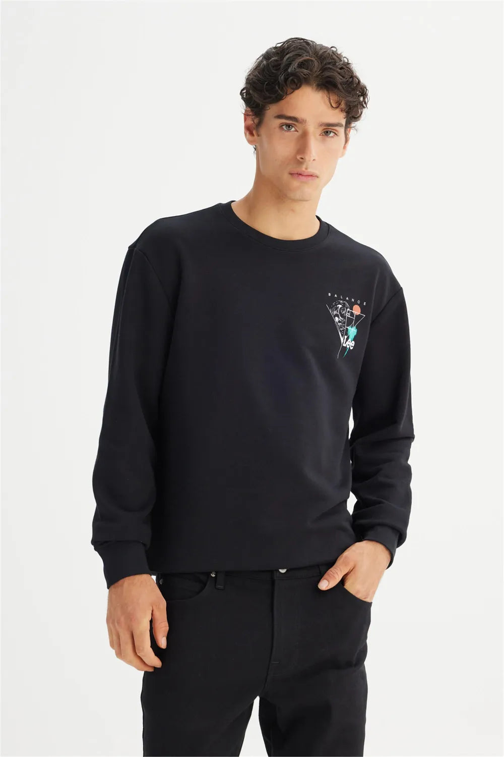 LEE Erkek Siyah Sweatshirt L2520363