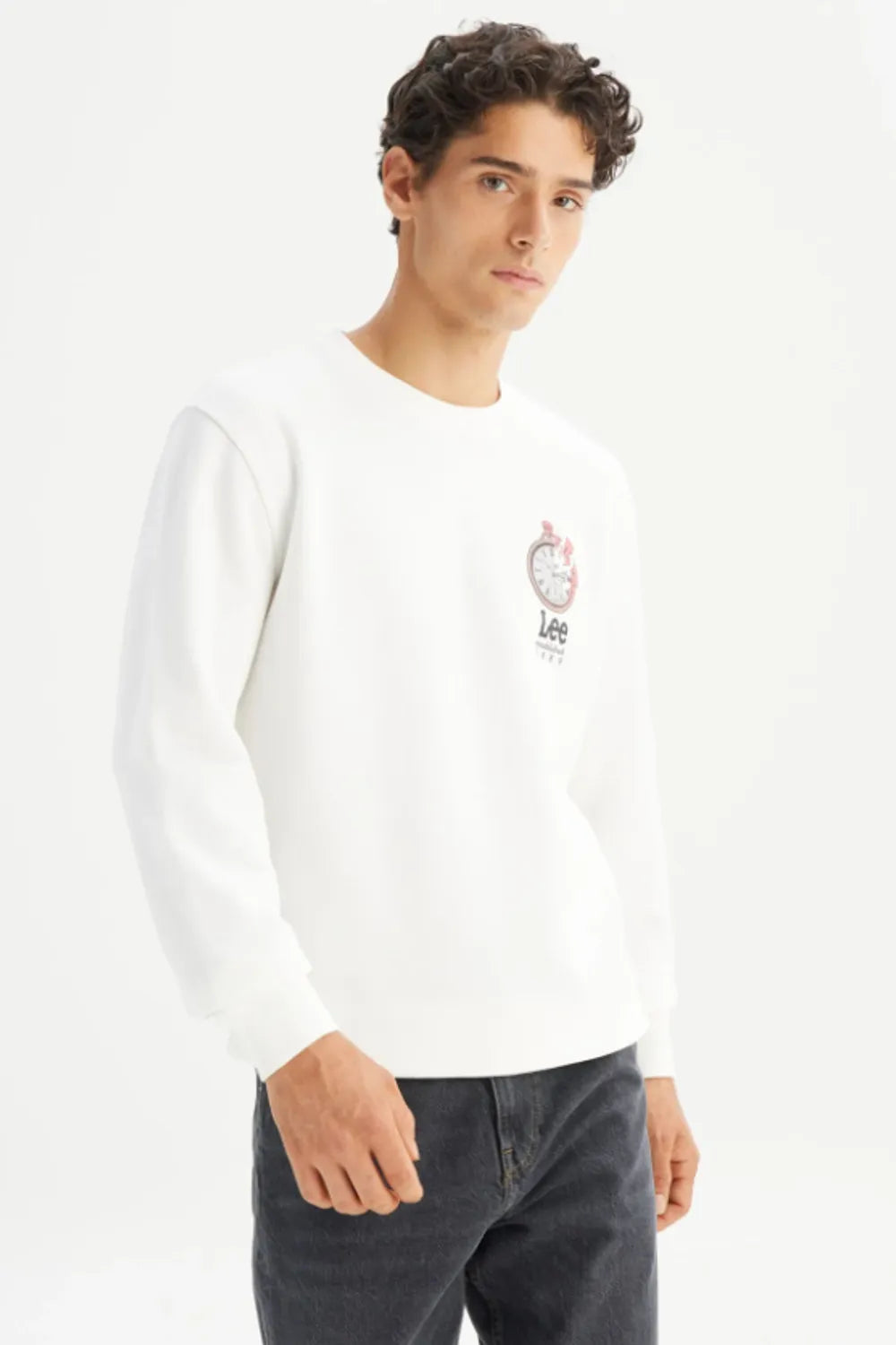 LEE Erkek Beyaz Sweatshirt L2520363