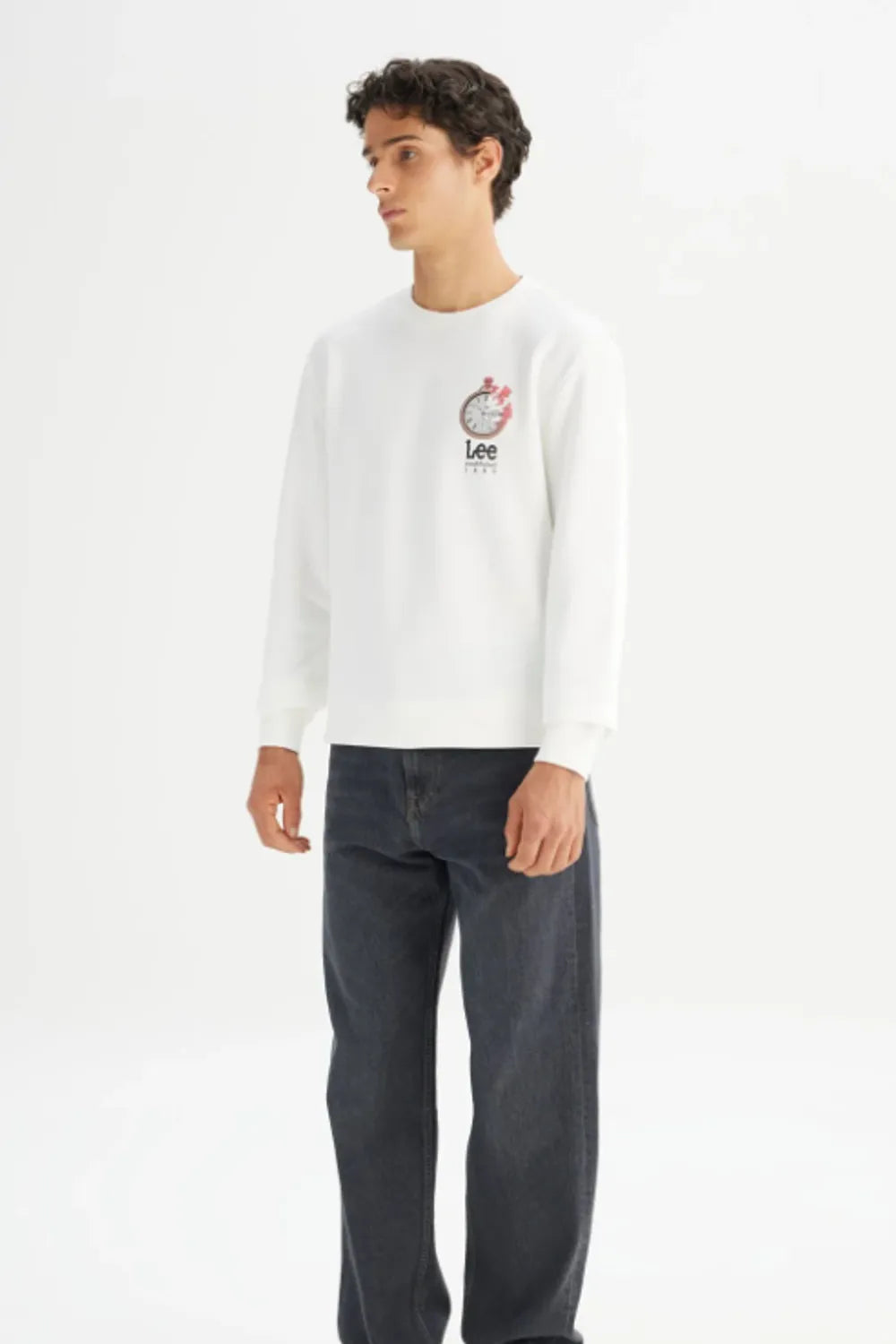 LEE Erkek Beyaz Sweatshirt L2520363