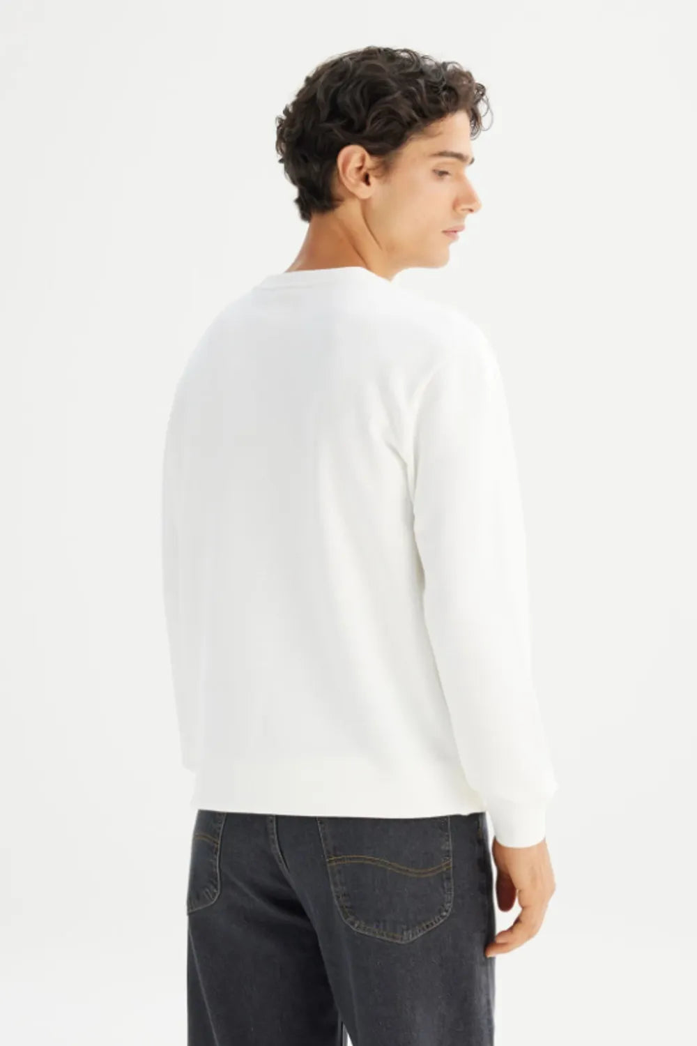 LEE Erkek Beyaz Sweatshirt L2520363