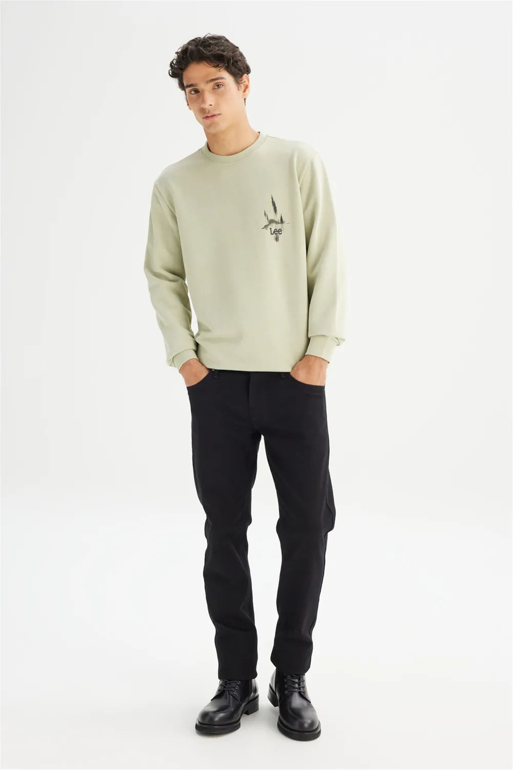 LEE Erkek Açık Yeşil Sweatshirt L2520225