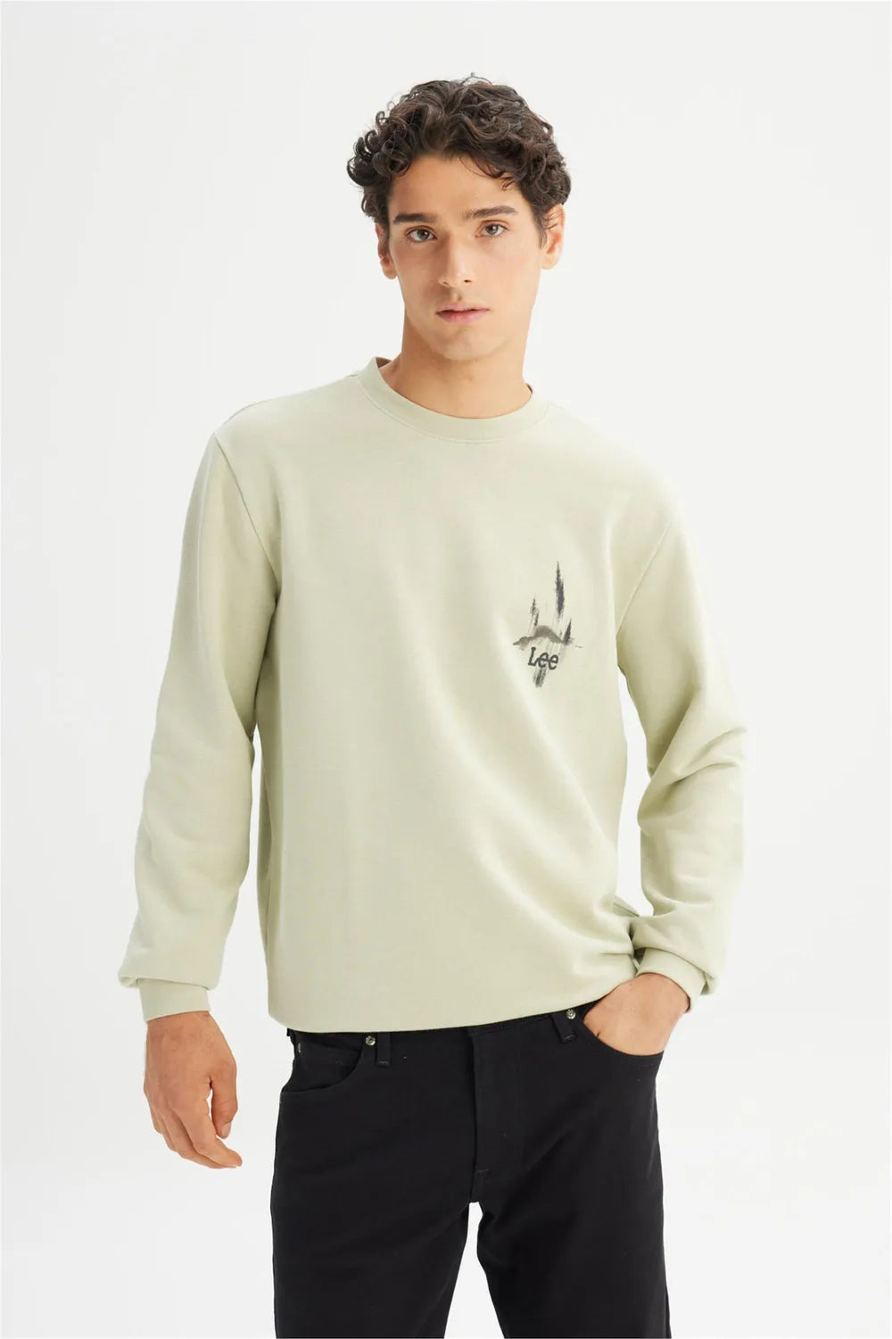 LEE Erkek Açık Yeşil Sweatshirt L2520225