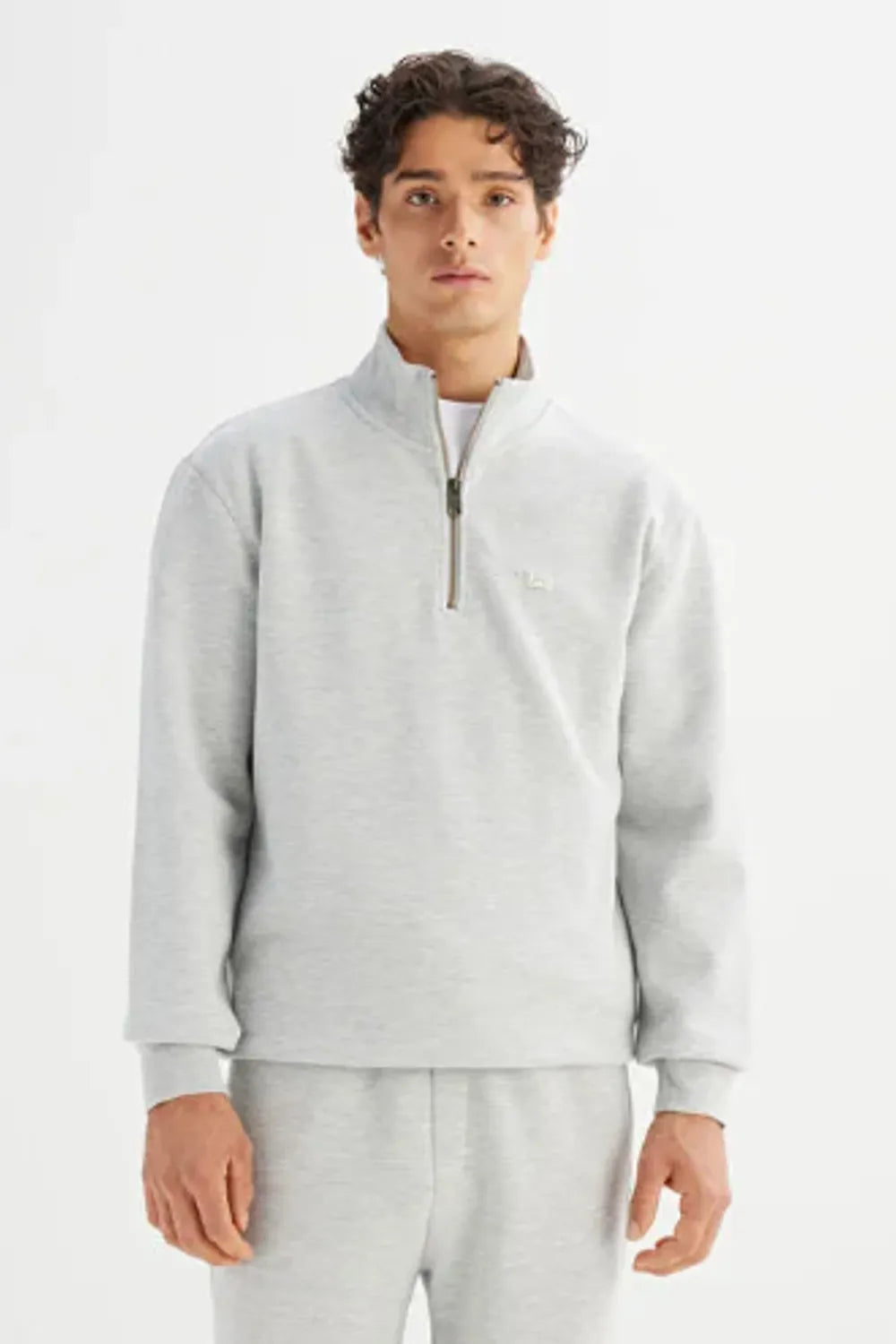 LEE Erkek Gri Melanj Sweatshirt L2520312