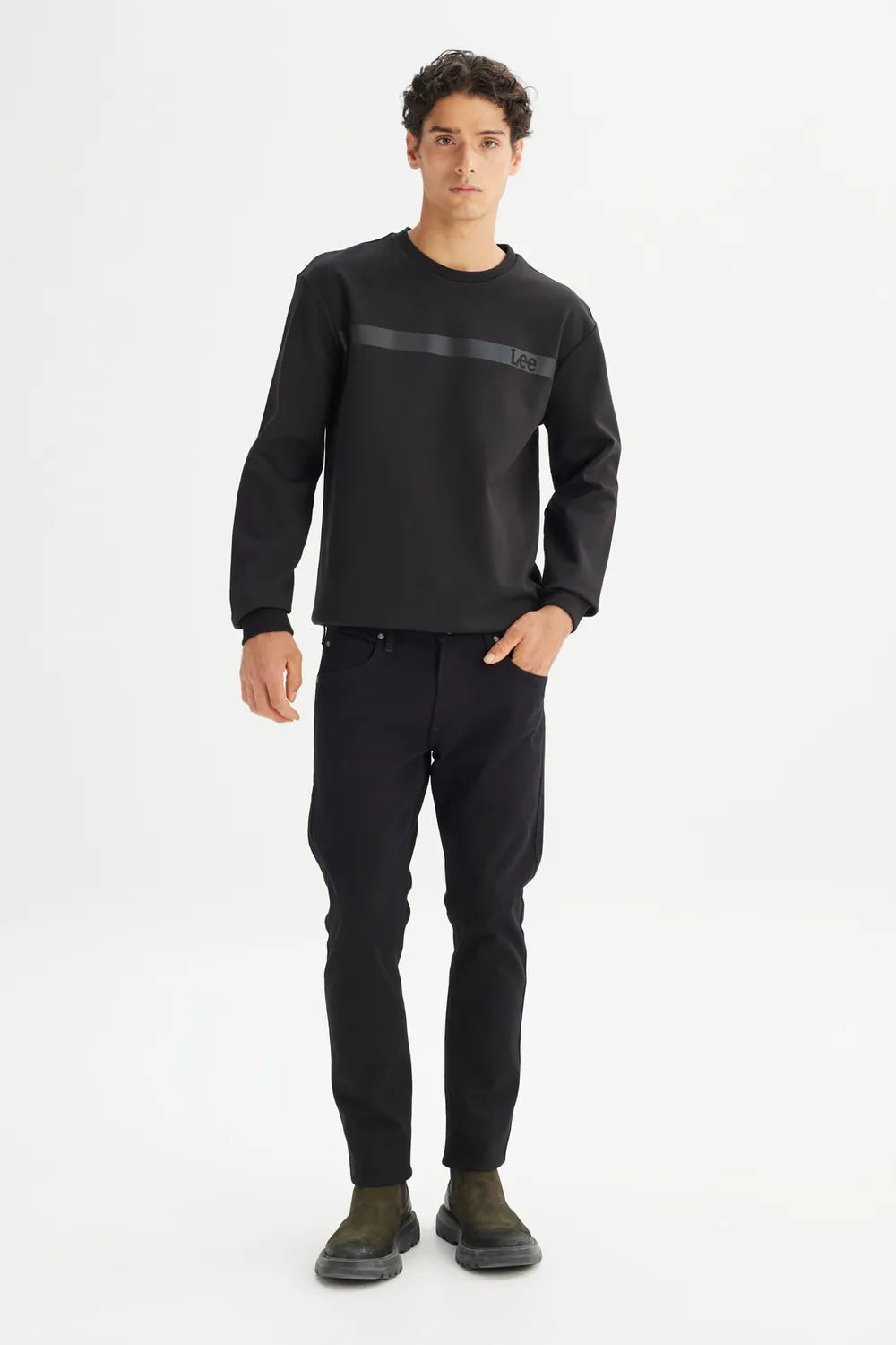 LEE Erkek Koyu Lacivert Sweatshirt L242499