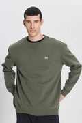 LEE Erkek Orman Yeşili Sweatshirt L81IRY