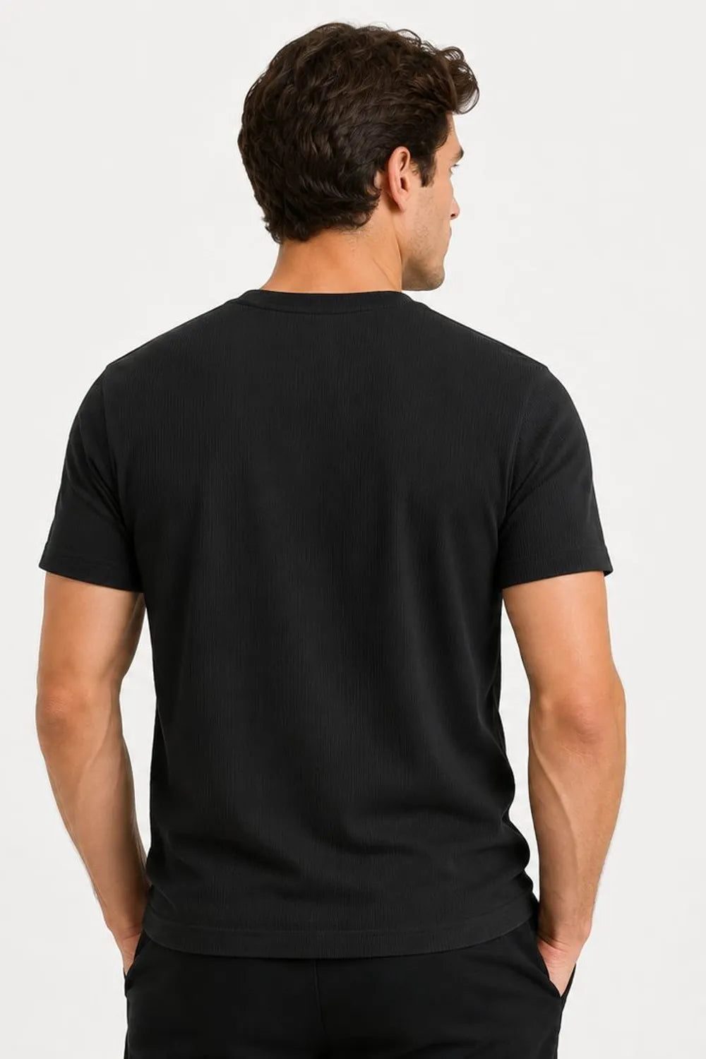 Pierre Cardin Erkek Si̇yah T-shirt 97216373