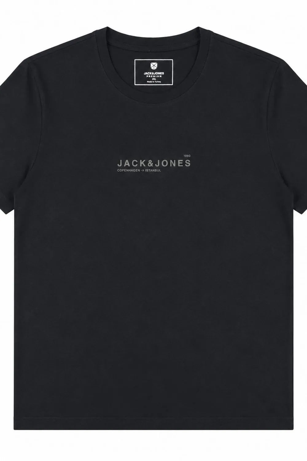 Jack & Jones Erkek Si̇yah T-shirt 12309153
