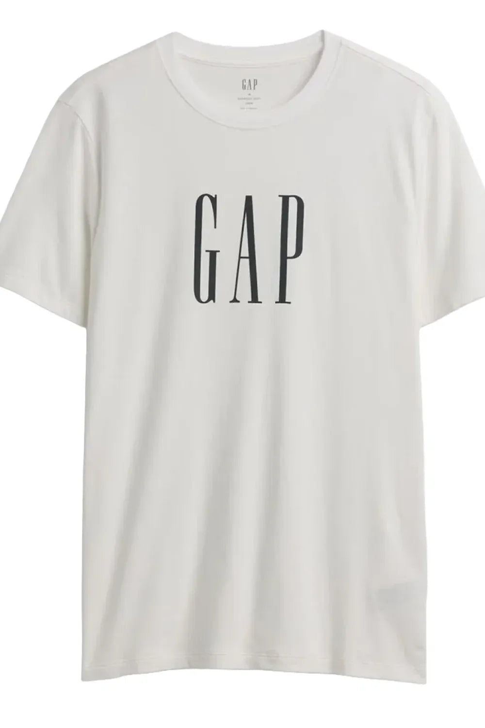 GAP Everyday Soft Crop Logo Erkek Beyaz Günlük Stil T-Shirt 323469211
