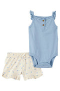 Çocuk Çok Renkli Body Şort Set 3 Ay 1S523710