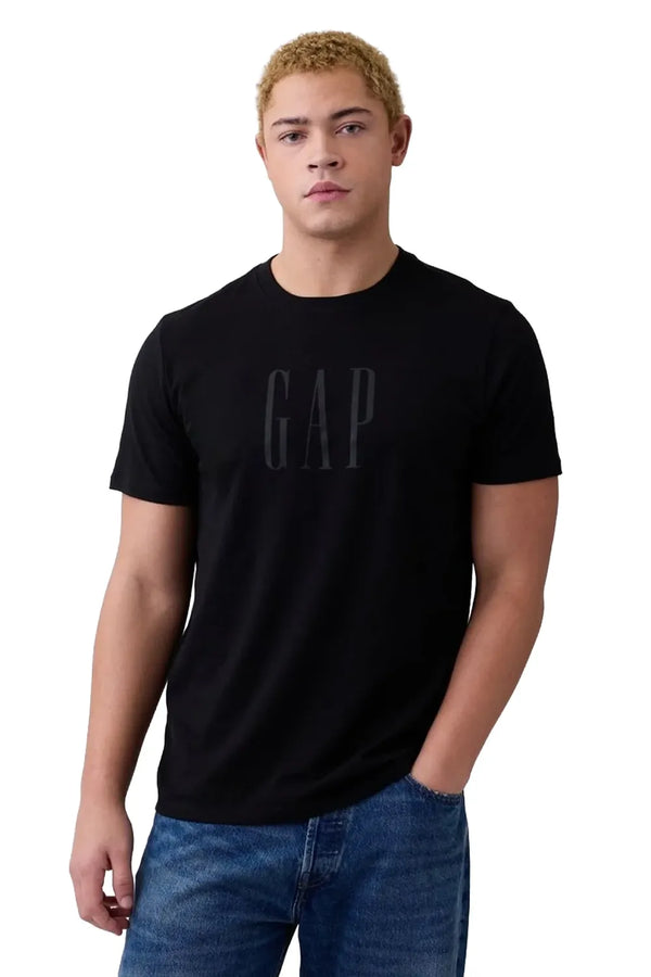 GAP Everyday Soft Crop Logo Erkek Beyaz Günlük Stil T-Shirt 323469211