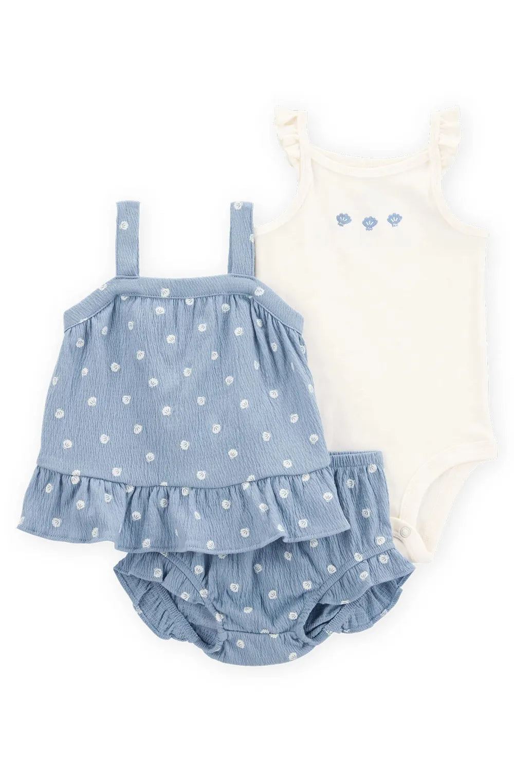Çocuk Mavi Kız Bebek Alt Üst Set 1S529110